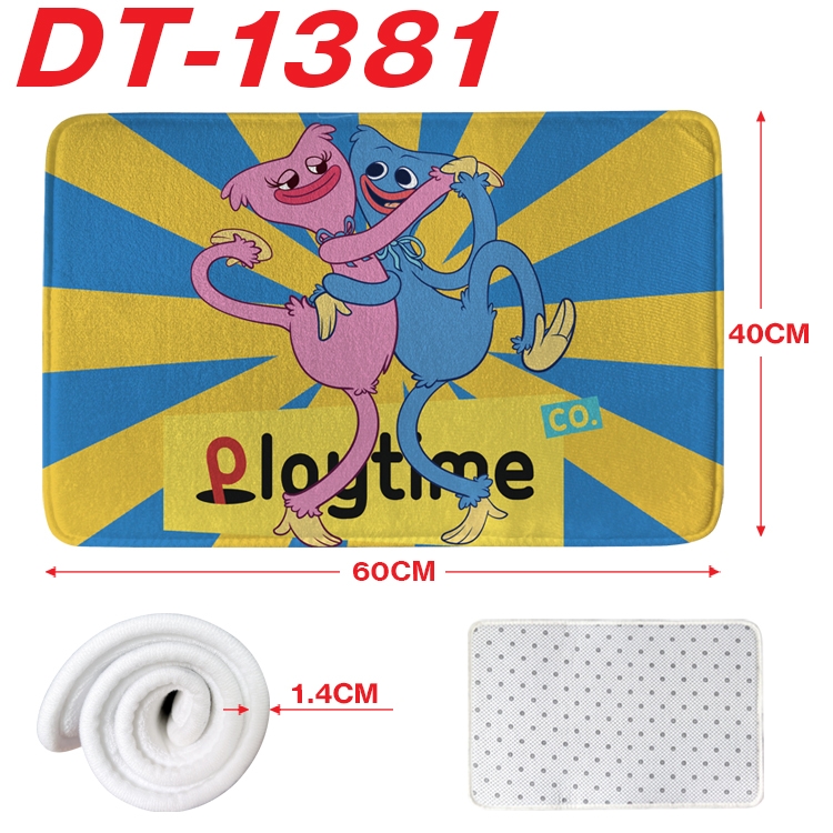 Poppy Playtime Animation full-color carpet floor mat 40x60X1.4cm DT-1381