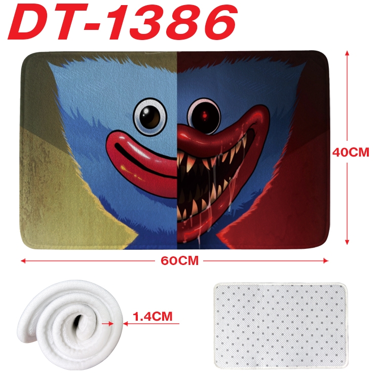 Poppy Playtime Animation full-color carpet floor mat 40x60X1.4cm DT-1386