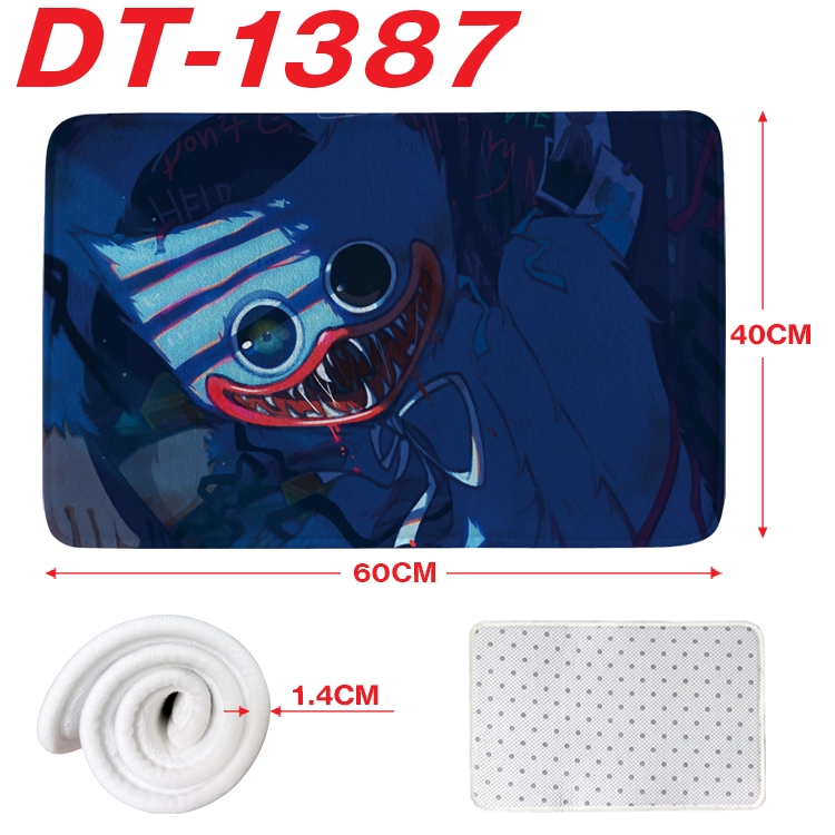 Poppy Playtime Animation full-color carpet floor mat 40x60X1.4cm DT-1387