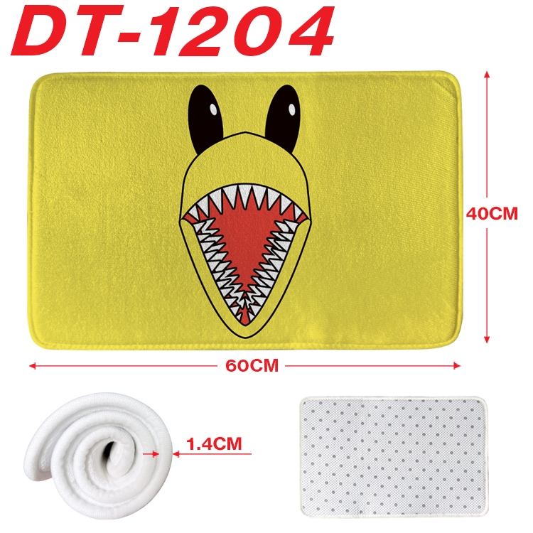 Rainbow friends  Animation full-color carpet floor mat 40x60X1.4cm DT-1204