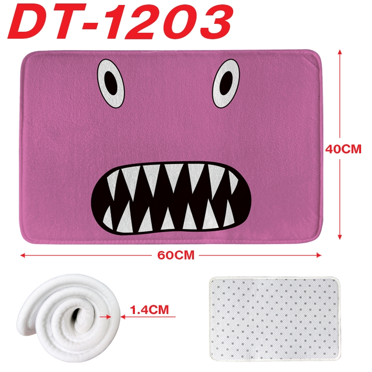 Rainbow friends  Animation full-color carpet floor mat 40x60X1.4cm  DT-1203