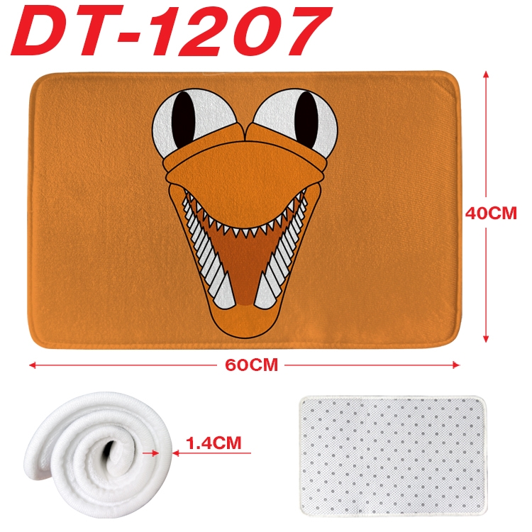 Rainbow friends  Animation full-color carpet floor mat 40x60X1.4cm DT-1207