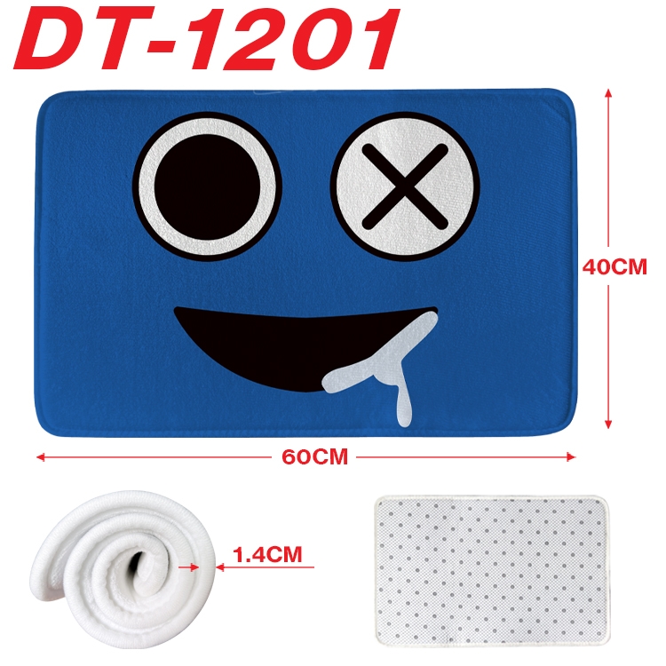 Rainbow friends  Animation full-color carpet floor mat 40x60X1.4cm DT-1201