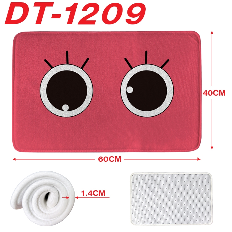 Rainbow friends  Animation full-color carpet floor mat 40x60X1.4cm DT-1209