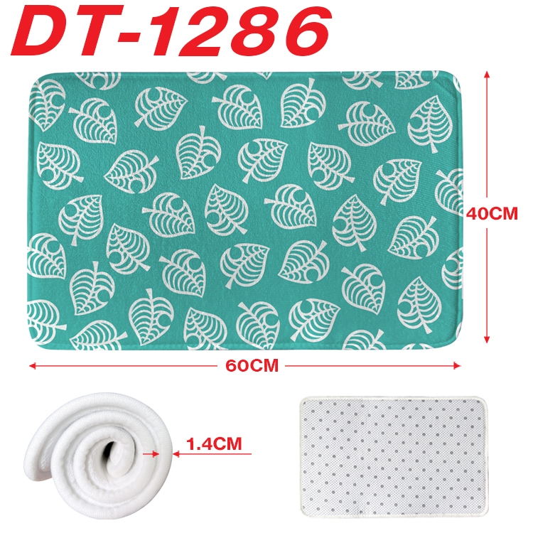 Animal Crossing Animation full-color carpet floor mat 40x60X1.4cm DT-1286