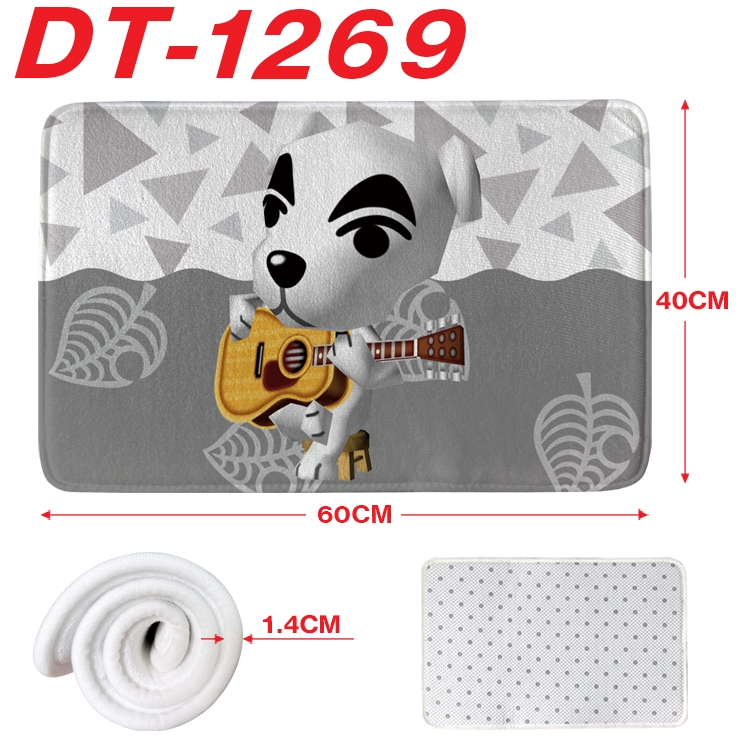 Animal Crossing Animation full-color carpet floor mat 40x60X1.4cm  DT-1269