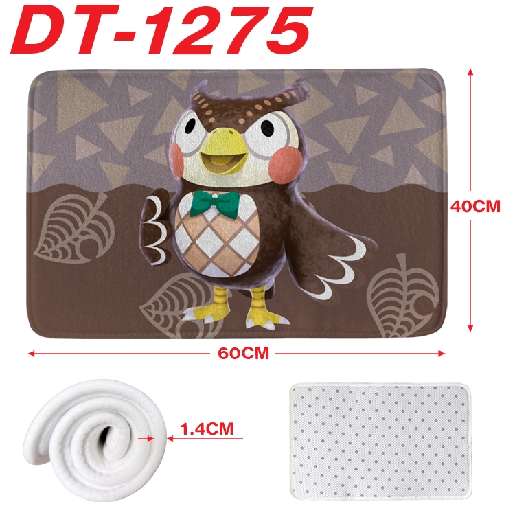 Animal Crossing Animation full-color carpet floor mat 40x60X1.4cm  DT-1275