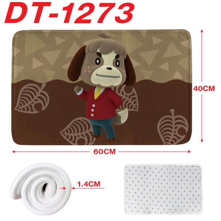 Animal Crossing Animation full-color carpet floor mat 40x60X1.4cm DT-1273