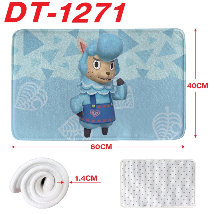 Animal Crossing Animation full-color carpet floor mat 40x60X1.4cm  DT-1271