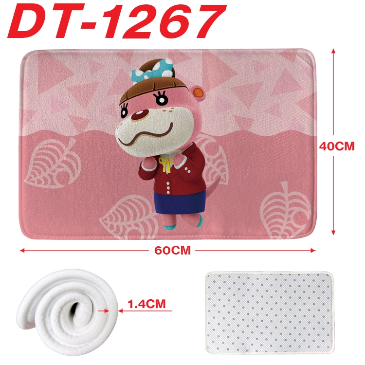 Animal Crossing Animation full-color carpet floor mat 40x60X1.4cm DT-1267