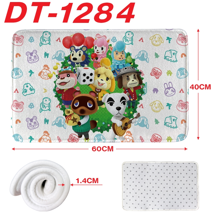 Animal Crossing Animation full-color carpet floor mat 40x60X1.4cm DT-1284