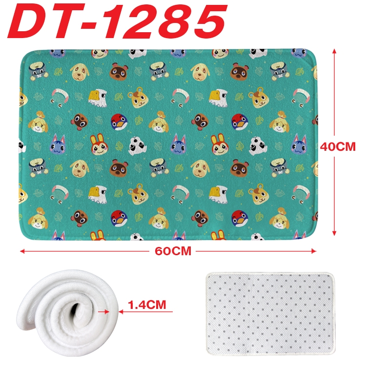 Animal Crossing Animation full-color carpet floor mat 40x60X1.4cm  DT-1285