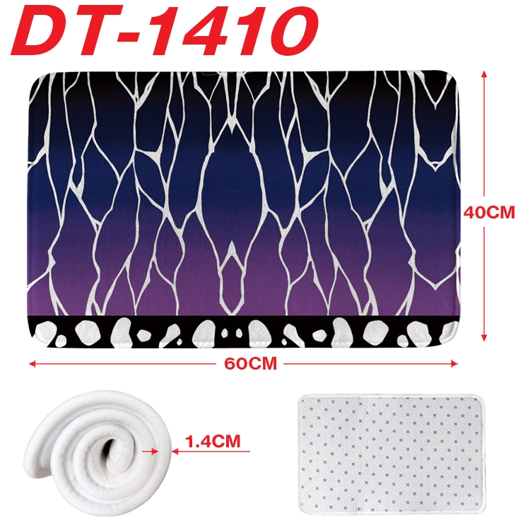 Demon Slayer Kimets Animation full-color carpet floor mat 40x60X1.4cm DT-1410