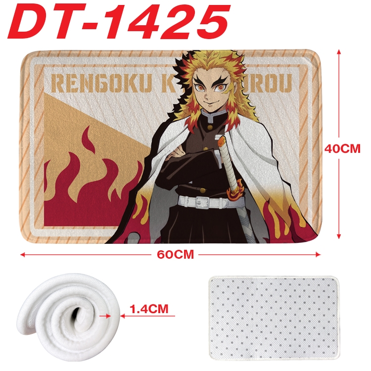 Demon Slayer Kimets Animation full-color carpet floor mat 40x60X1.4cm DT-1425
