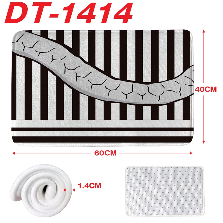 Demon Slayer Kimets Animation full-color carpet floor mat 40x60X1.4cm DT-1414