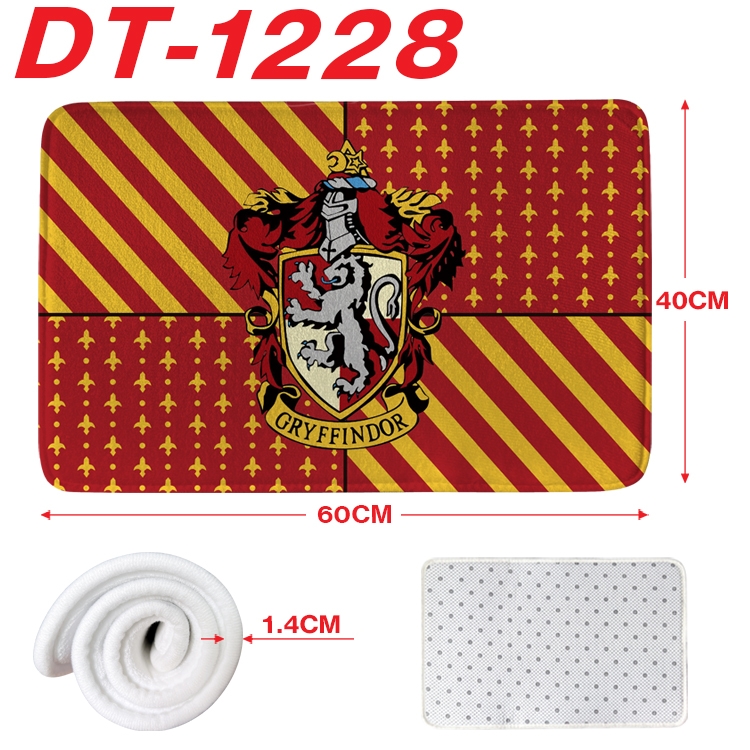 Harry Potter Animation full-color carpet floor mat 40x60X1.4cm DT-1228