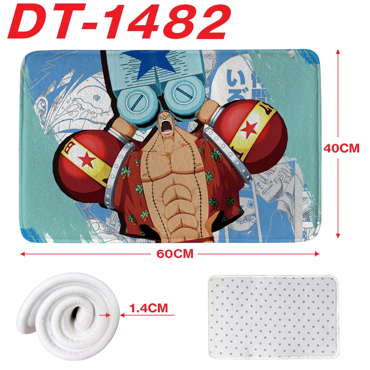 One Piece Animation full-color carpet floor mat 40x60X1.4cm DT-1482