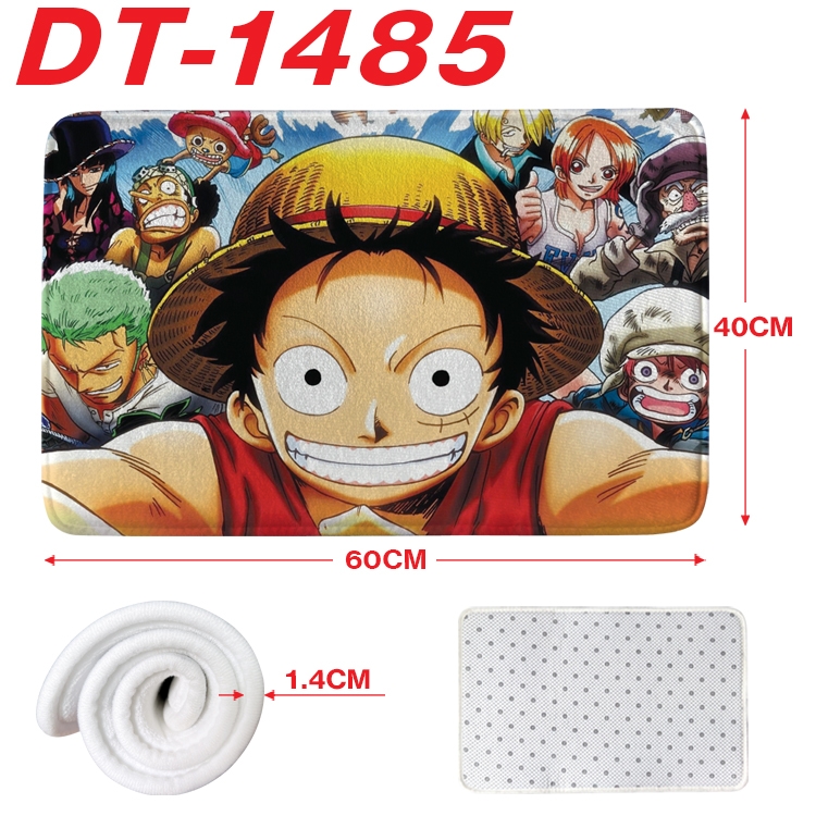 One Piece Animation full-color carpet floor mat 40x60X1.4cm DT-1485