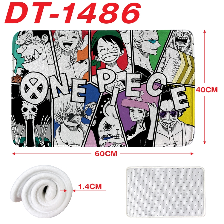 One Piece Animation full-color carpet floor mat 40x60X1.4cm DT-1486