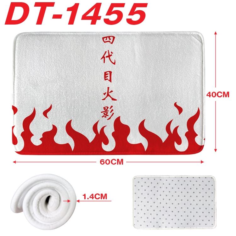 Naruto Animation full-color carpet floor mat 40x60X1.4cm  DT-1455