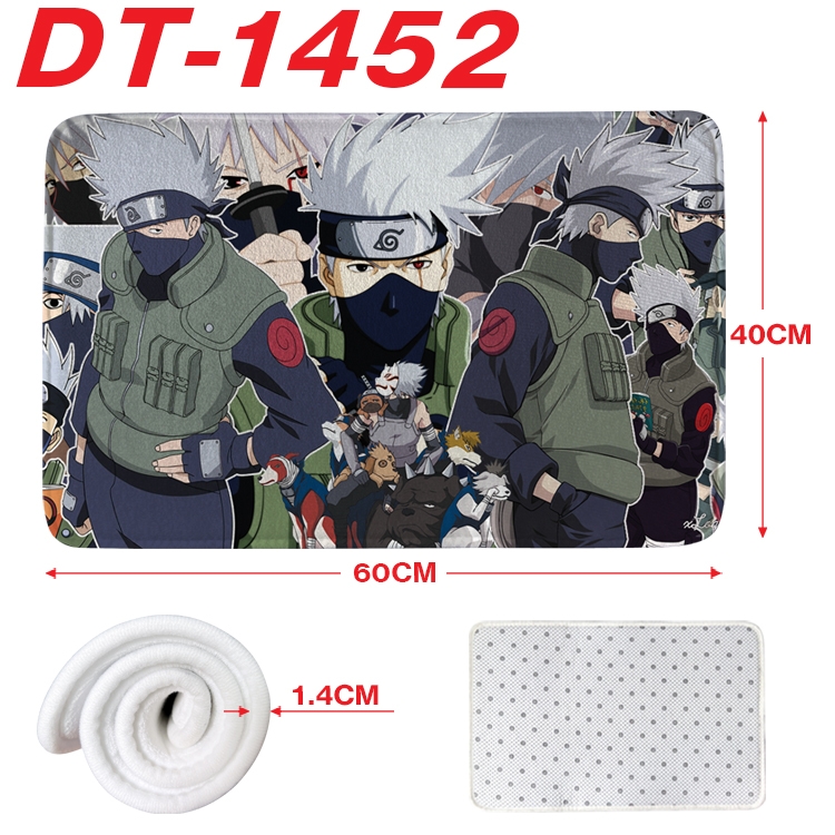 Naruto Animation full-color carpet floor mat 40x60X1.4cm  DT-1452
