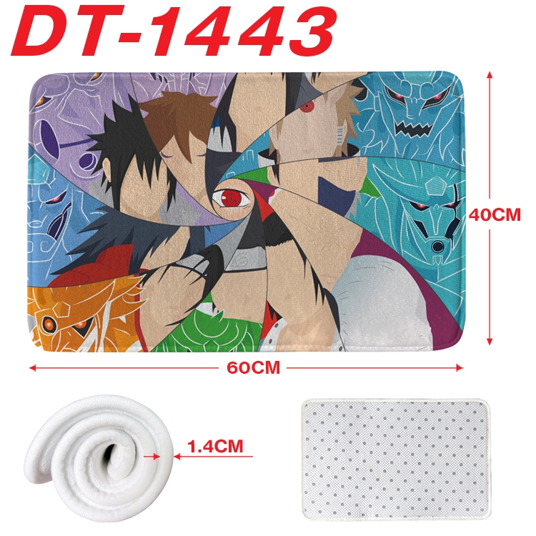 Naruto Animation full-color carpet floor mat 40x60X1.4cm  DT-1443