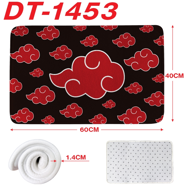 Naruto Animation full-color carpet floor mat 40x60X1.4cm  DT-1453