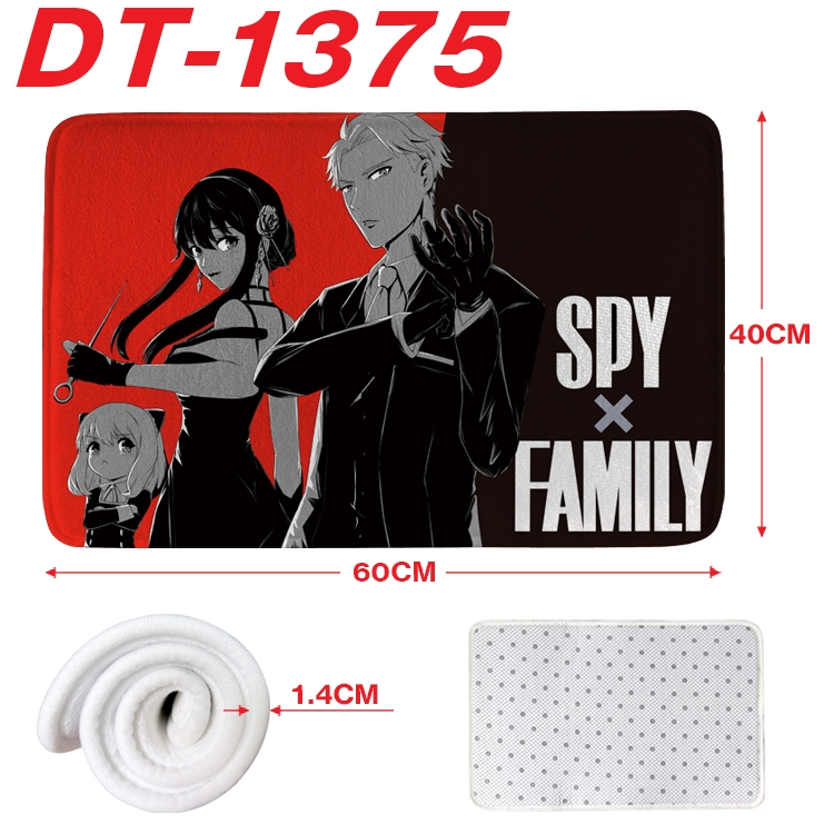 SPY×FAMILY Animation full-color carpet floor mat 40x60X1.4cm DT-1375
