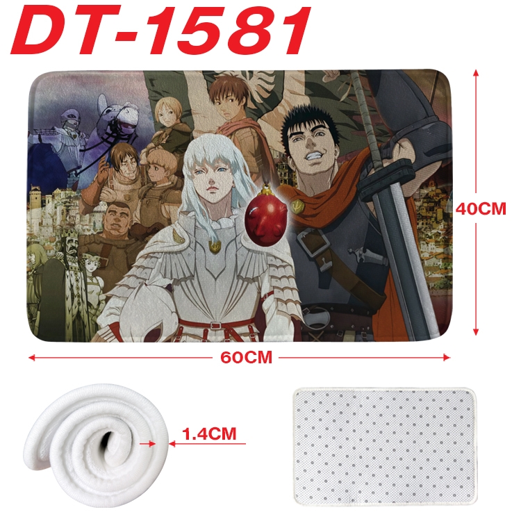 Berserk Animation full-color carpet floor mat 40x60X1.4cm DT-1581