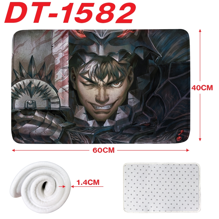 Berserk Animation full-color carpet floor mat 40x60X1.4cm DT-1582