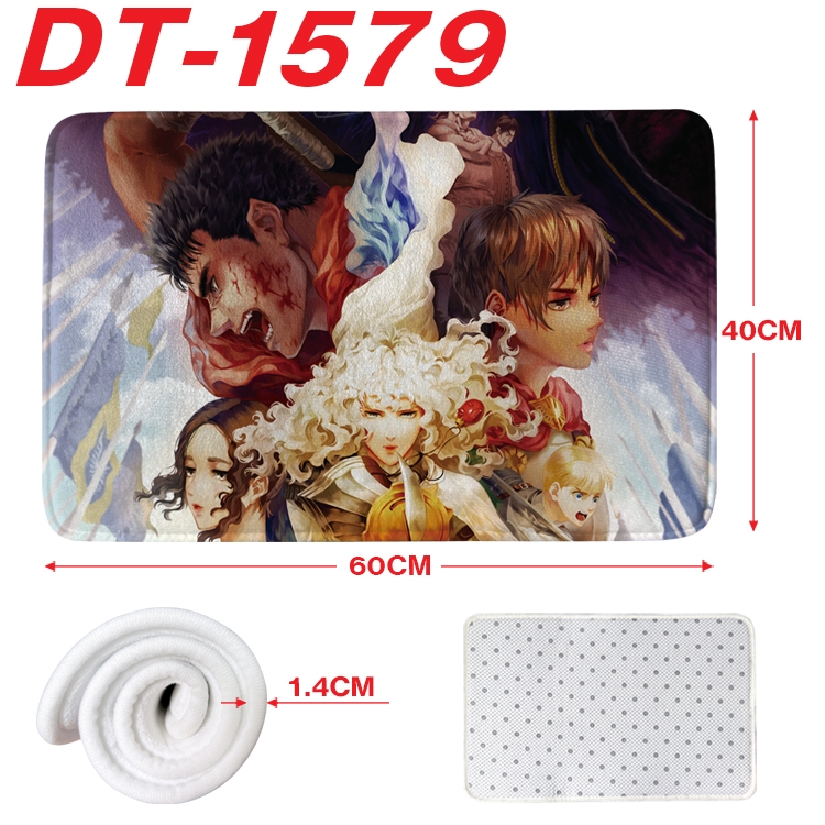 Berserk Animation full-color carpet floor mat 40x60X1.4cm DT-1579