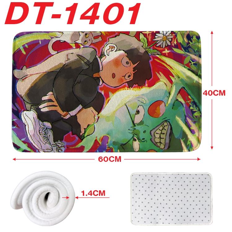 Mob Psycho 100 Animation full-color carpet floor mat 40x60X1.4cm DT-1401