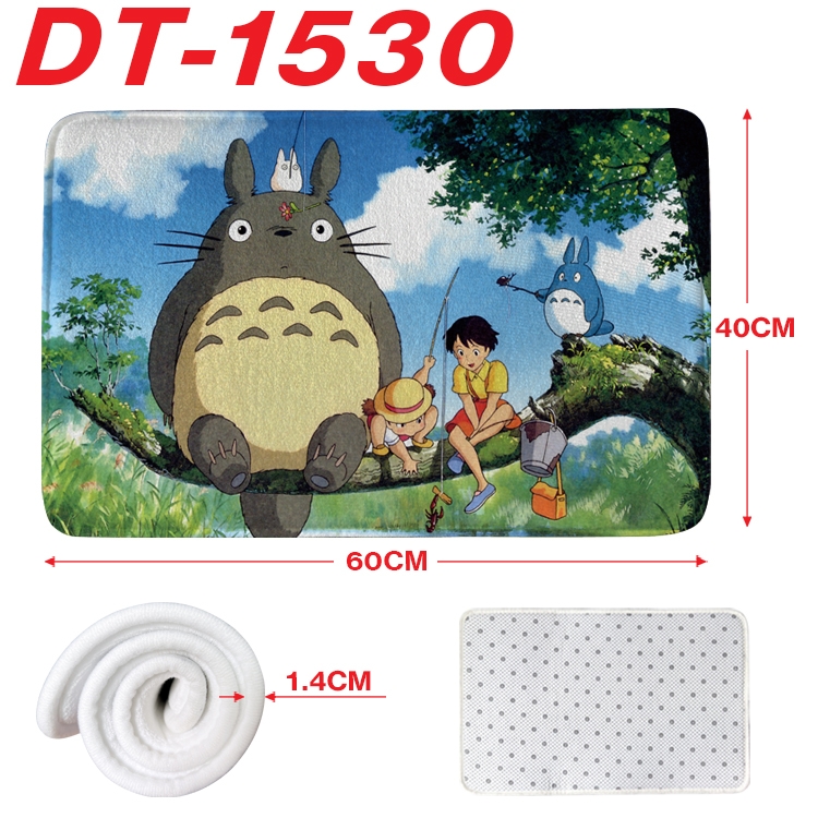 TOTORO Animation full-color carpet floor mat 40x60X1.4cm DT-1530
