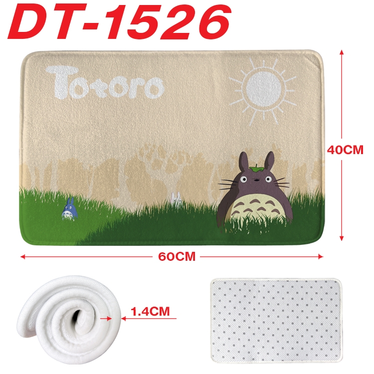 TOTORO Animation full-color carpet floor mat 40x60X1.4cm DT-1526