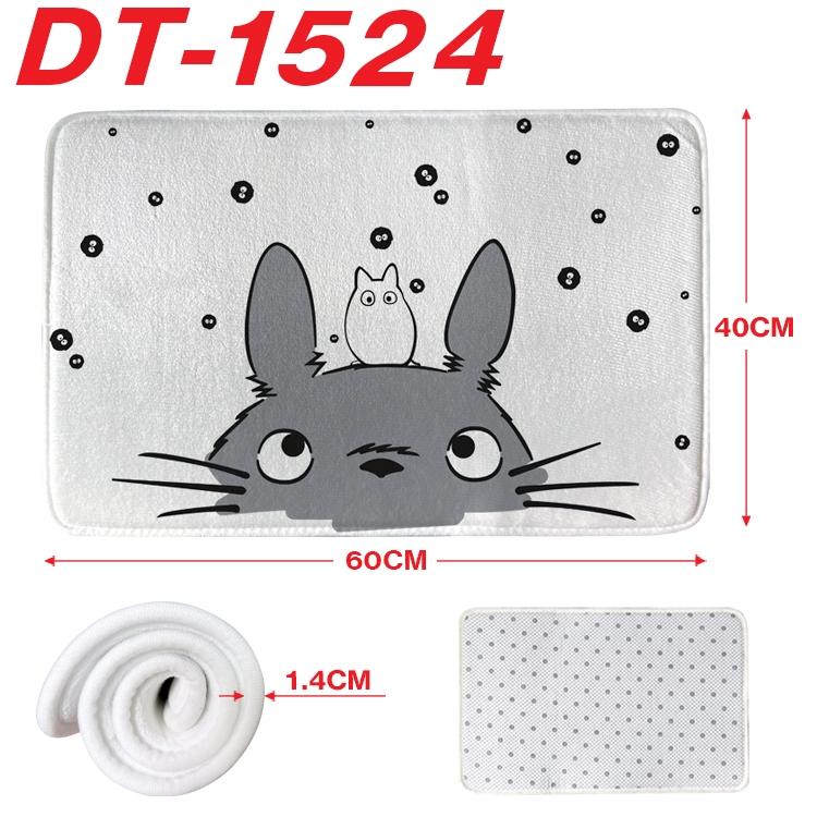 TOTORO Animation full-color carpet floor mat 40x60X1.4cm DT-1524