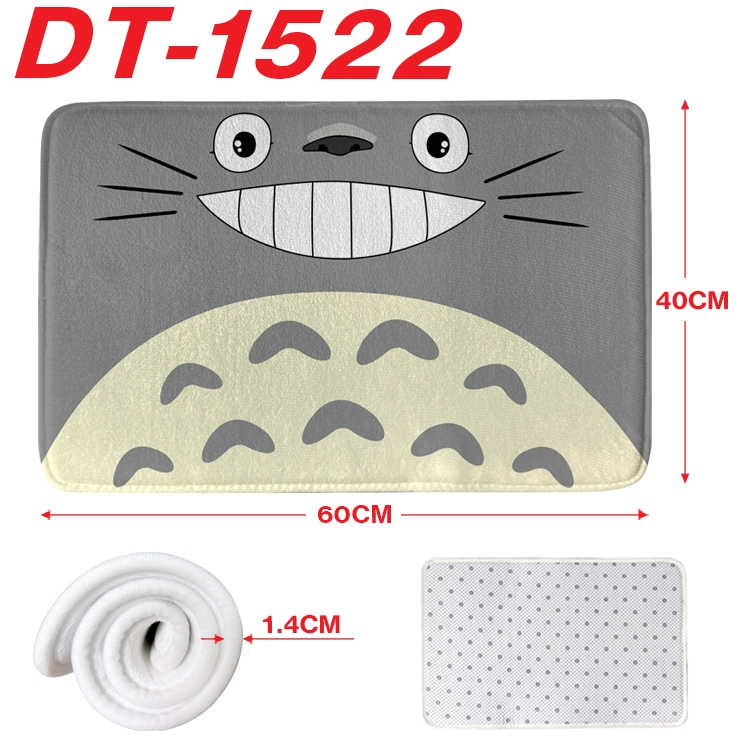 TOTORO Animation full-color carpet floor mat 40x60X1.4cm DT-1522