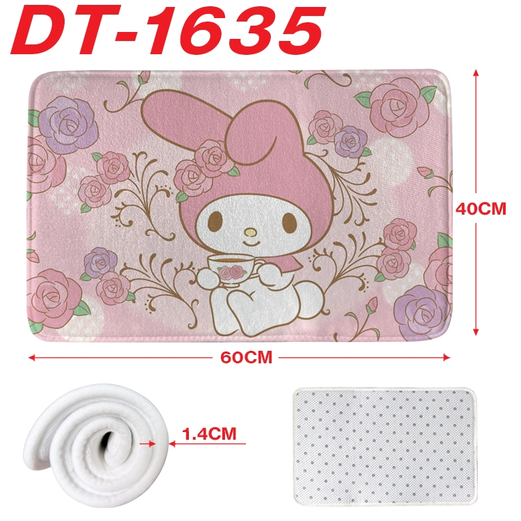 melody Animation full-color carpet floor mat 40x60X1.4cm DT-1635