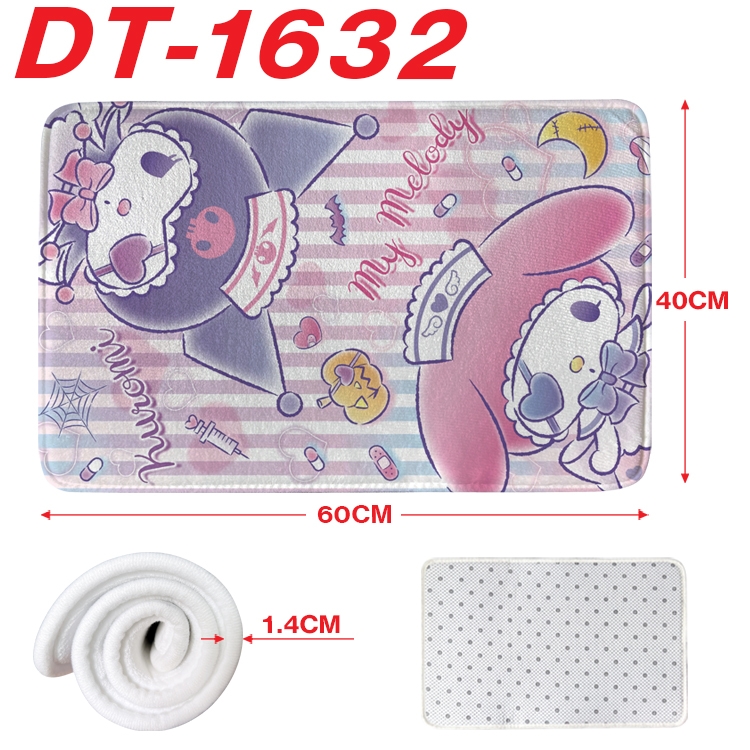 melody Animation full-color carpet floor mat 40x60X1.4cm DT-1632