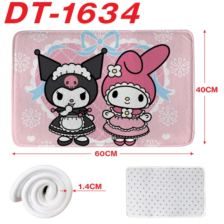 melody Animation full-color carpet floor mat 40x60X1.4cm DT-1634