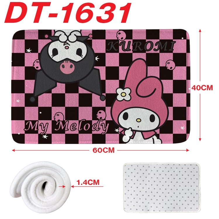 melody Animation full-color carpet floor mat 40x60X1.4cm DT-1631