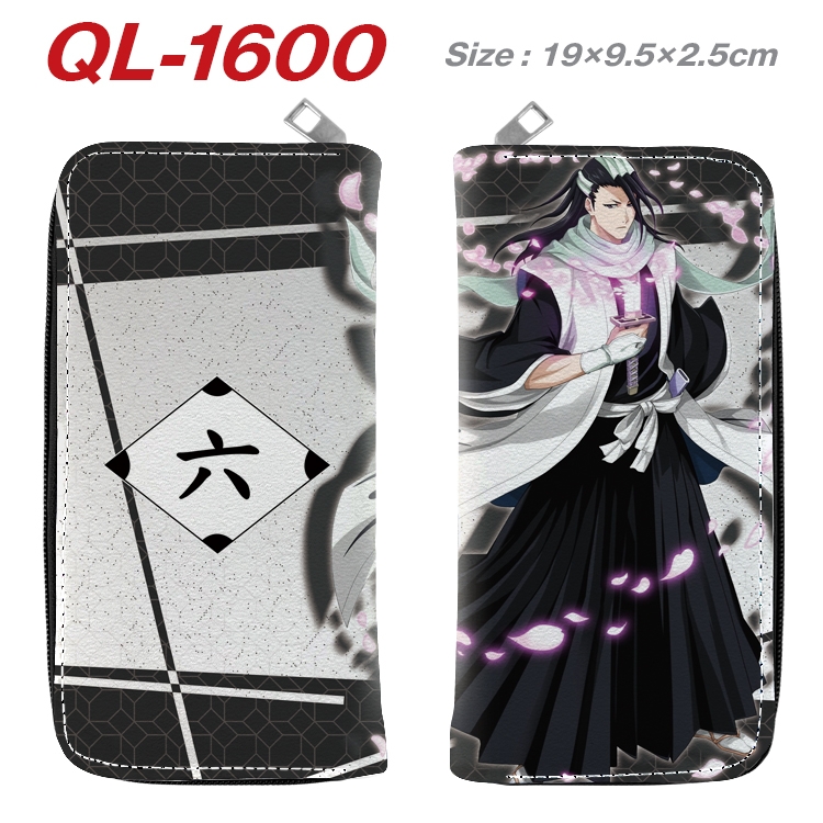 Bleach Animation perimeter long zipper wallet 19.5x9.5x2.5cm QL-1600