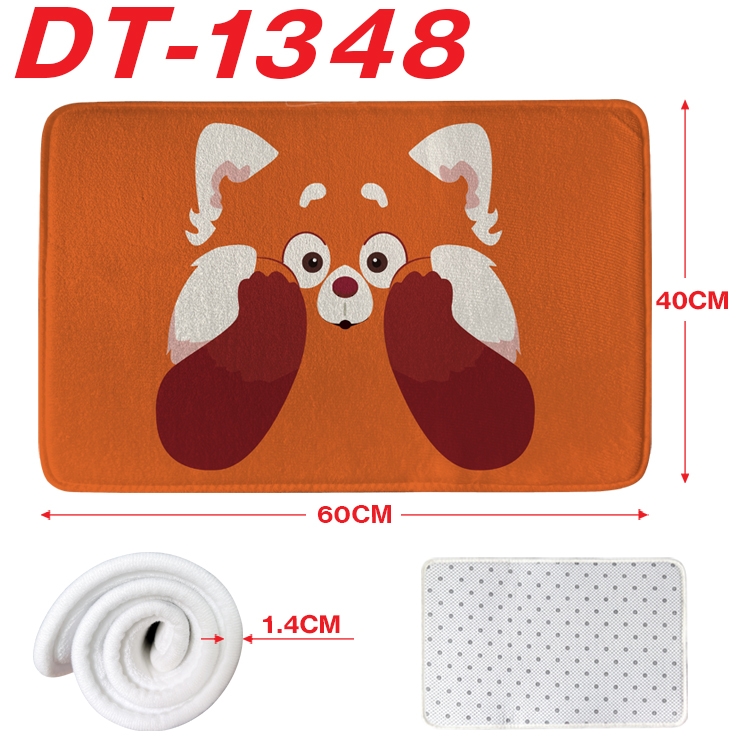 Turning Red Animation full-color carpet floor mat 40x60X1.4cm DT-1348