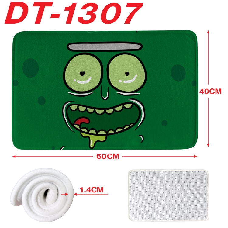 Rick and Morty Animation full-color carpet floor mat 40x60X1.4cm DT-1307