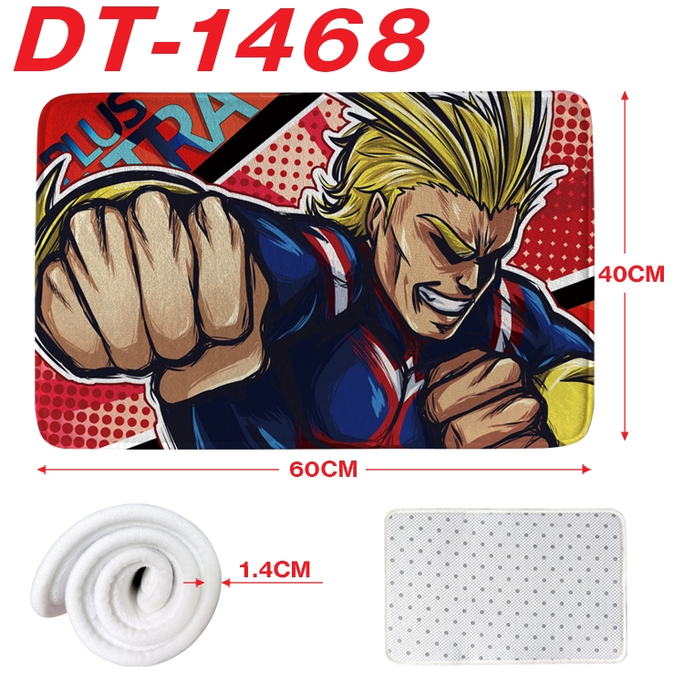 My Hero Academia Animation full-color carpet floor mat 40x60X1.4cm DT-1468