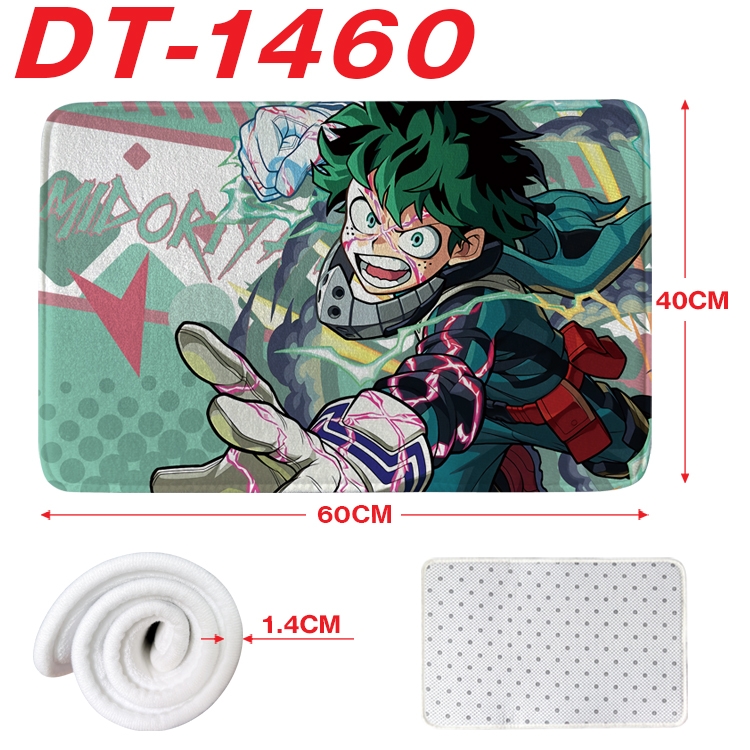 My Hero Academia Animation full-color carpet floor mat 40x60X1.4cm DT-1460