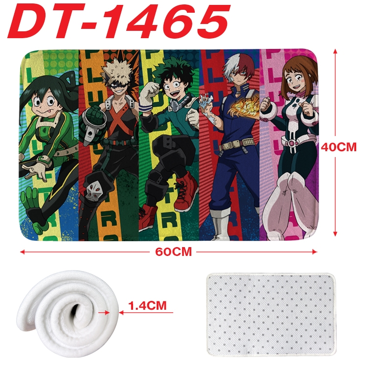 My Hero Academia Animation full-color carpet floor mat 40x60X1.4cm DT-1465