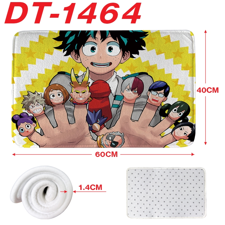 My Hero Academia Animation full-color carpet floor mat 40x60X1.4cm  DT-1464