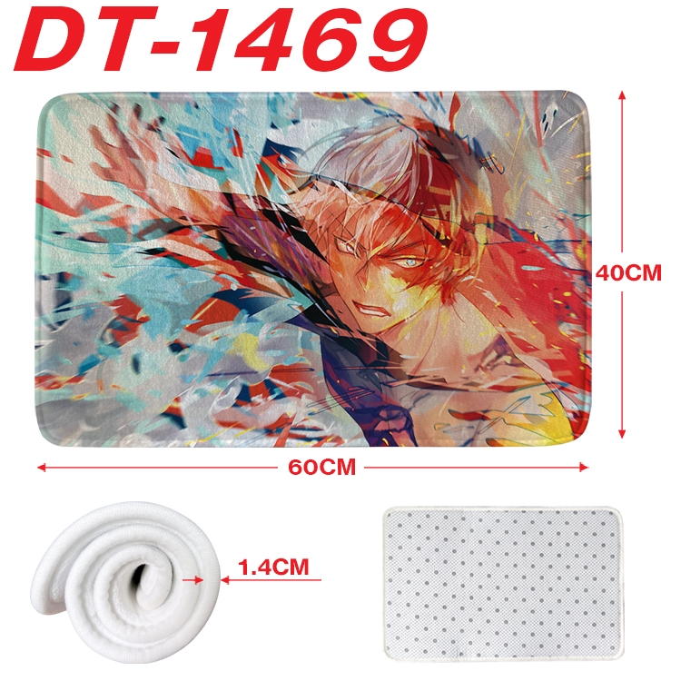 My Hero Academia Animation full-color carpet floor mat 40x60X1.4cm DT-1469