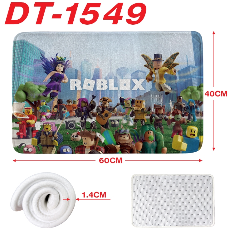 Robllox Animation full-color carpet floor mat 40x60X1.4cm DT-1549