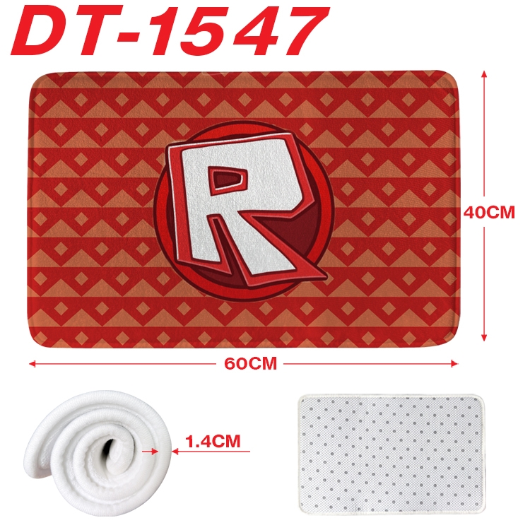 Robllox Animation full-color carpet floor mat 40x60X1.4cm DT-1547